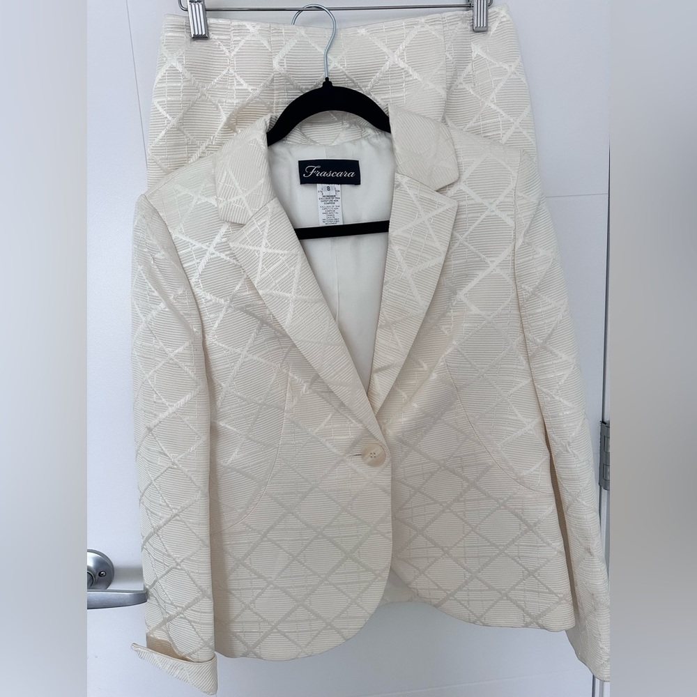 Vintage Frascara Skirt & Blazer Set | Tailored Skirt Suit | Office / Workwear - Picture 2 of 12